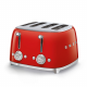 SMEG PAE Tostadora  SMEG  TSF03RDEU, Color Rojo